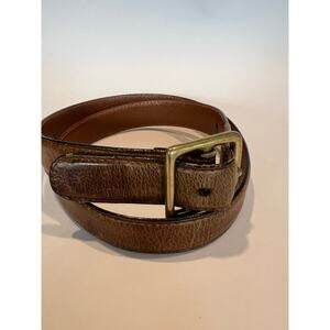 Full Grain Leather Men's Belt Brown Size 36 SG